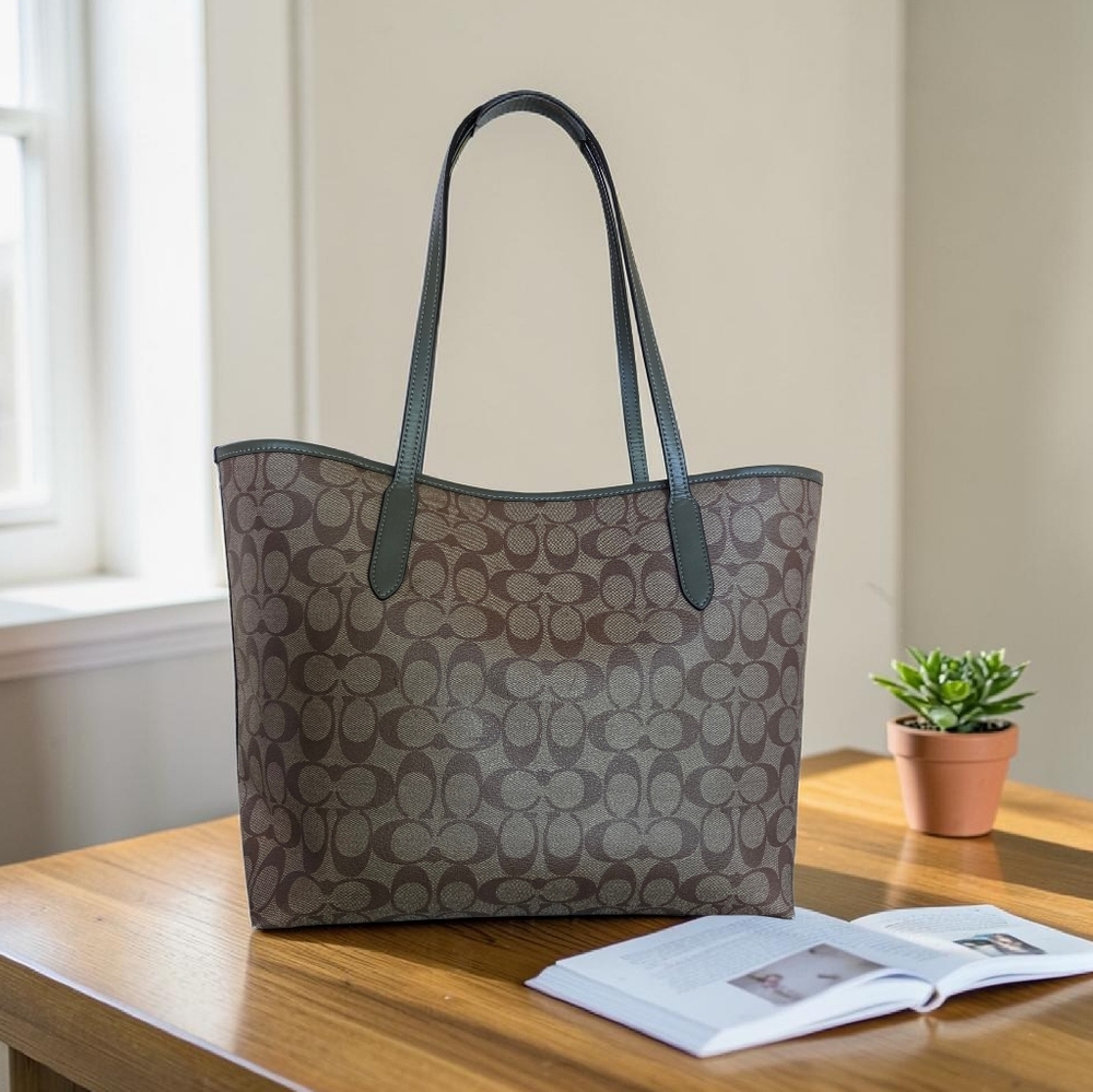 Coach - Reversible City Tote - Picture 3 of 12